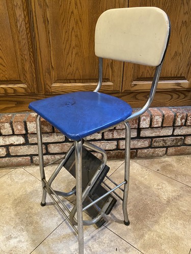 Mid century step stool metal - mid,